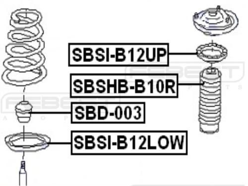 SAFEBEST Амортизатор подвески, арт. SBSIB12LOW #1