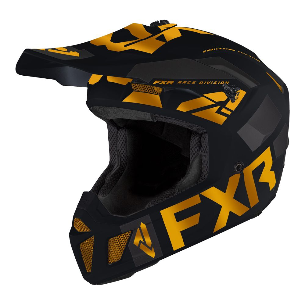 Шлем кроссовый  FXR Clutch Evo LE.5 Black/Gold, L #1