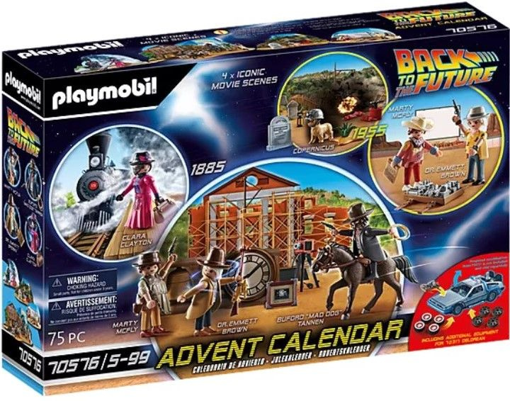 Конструктор Адвент календарь Назад в будущее Playmobil 70576 #1