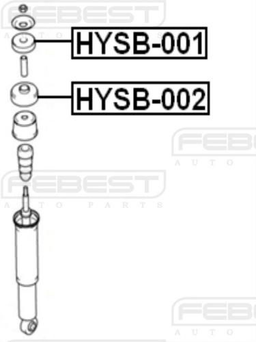 SAFEBEST Амортизатор подвески, арт. HYSB002 #1