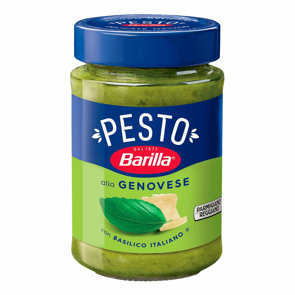 Соус Barilla Pesto alla Genovese с базиликом 190 г, 4 штуки #1