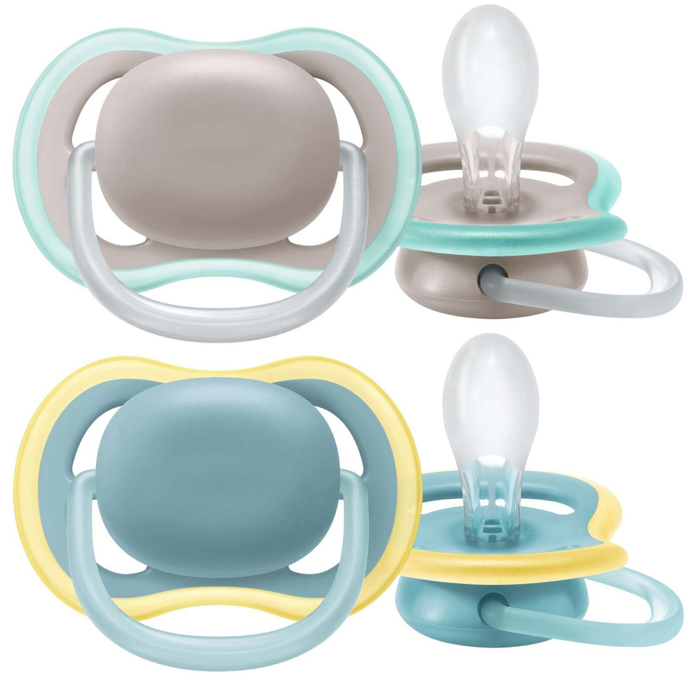 Philips Avent Пустышка SCF349/01 ultra air 18 мес+ 2 шт с футляром для стерилизации и хранения, 1 шт #1