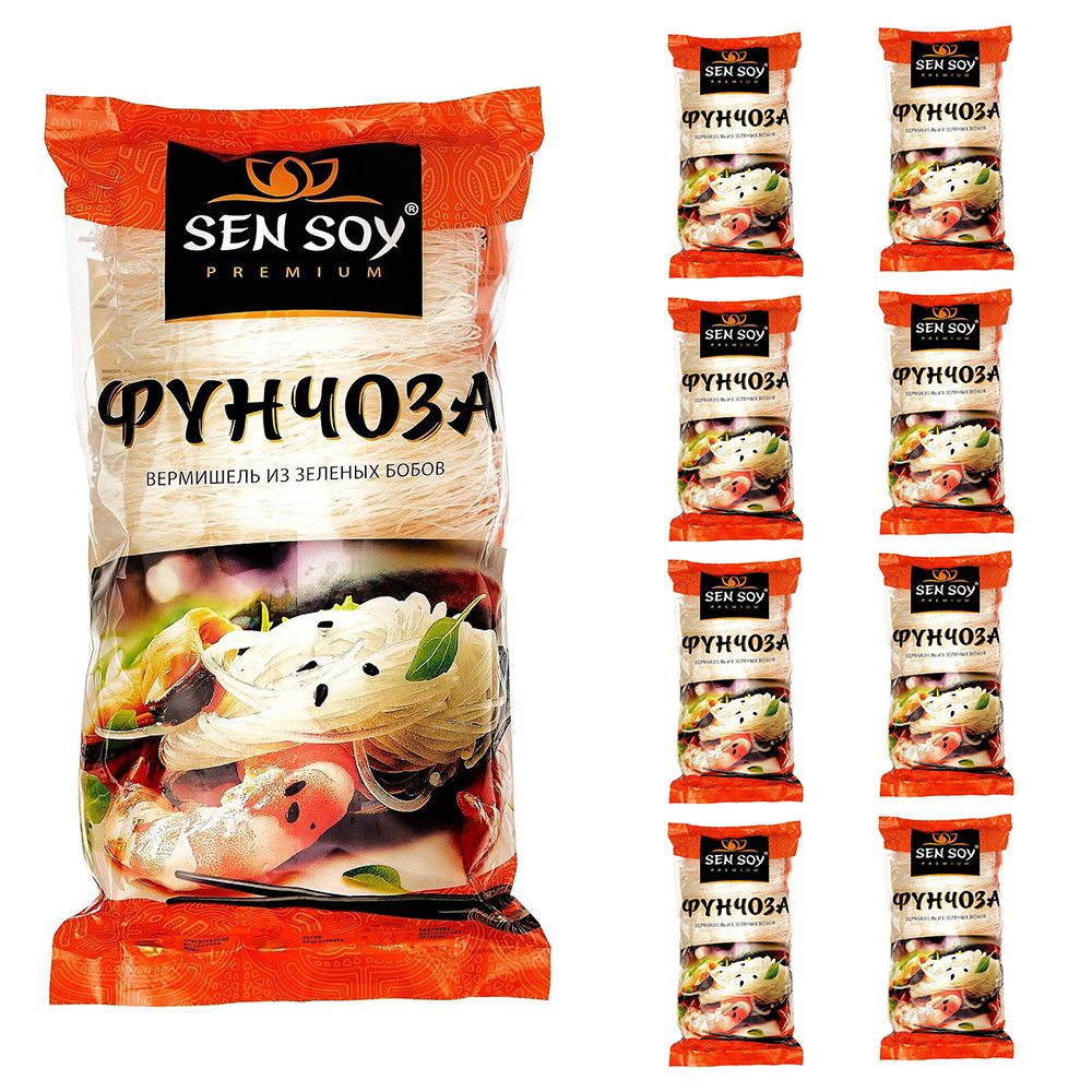 Вермишель SEN SOY Фунчоза 200г 8 шт #1