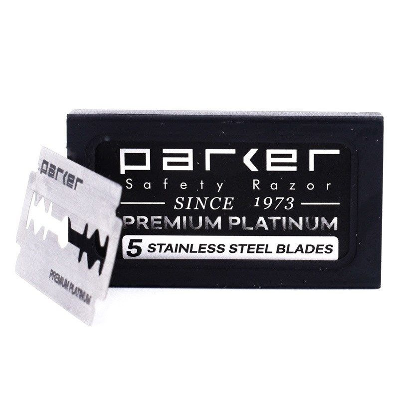 Parker Premium Platinum лезвия для классического Т-образного станка 5 лезвий  #1