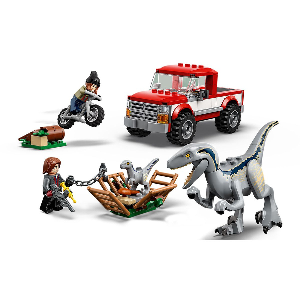 Конструктор Lego Jurassic World 76946 Блу и поимка бета-велоцираптора  #1