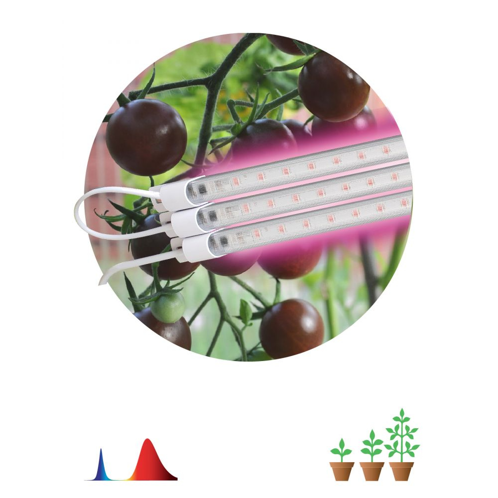 Фитосветильник для растений и рассады светодиодный красно-синий спектр ЭРА FITO-3х10W-LINE-RB90 / LED #1