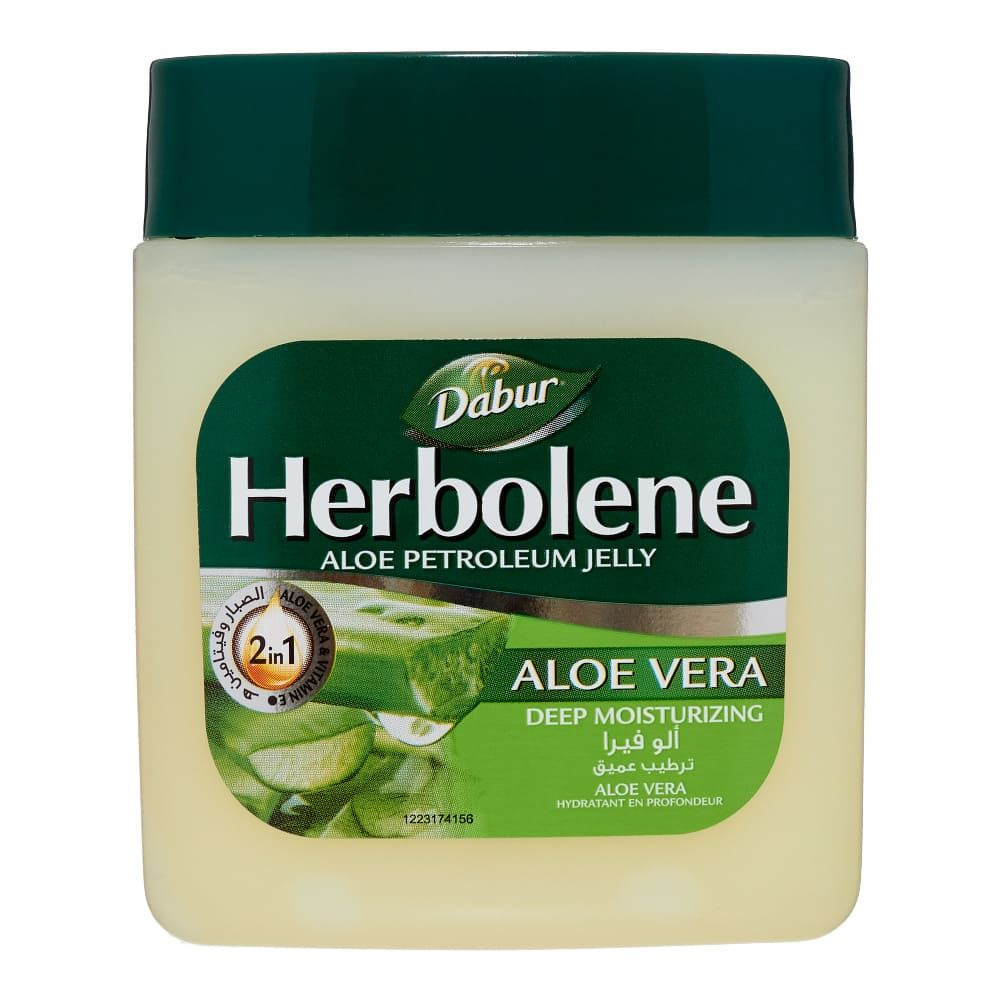 Dabur Вазелин для кожи Herbolene, cмягчающий, алоэ-вера и витамин Е, 115 мл  #1