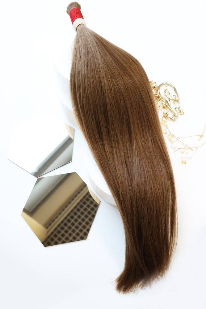 Волосы славянские люкс на кератиновой капсуле 50 см, цвет №77, 20 капсул, 12 г  #1