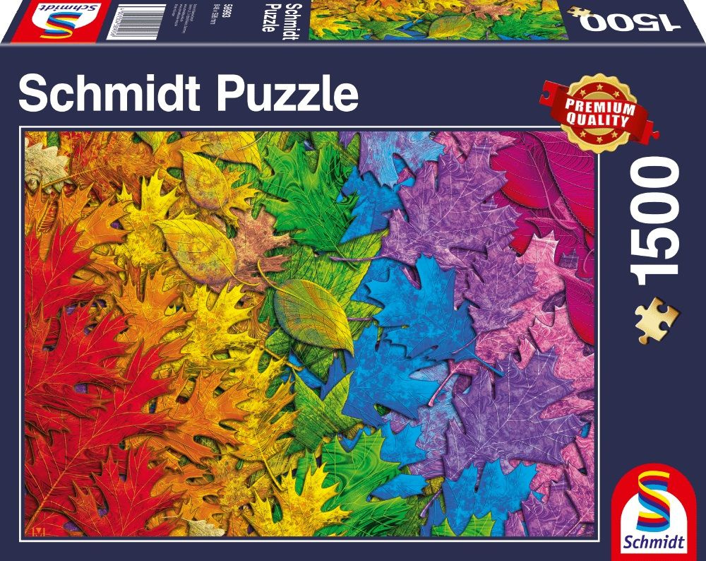 Пазл Schmidt 1500 деталей, элементов: Разноцветные листья #1