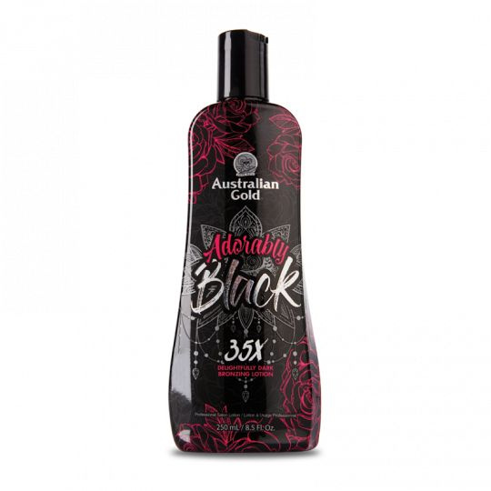 Крем для загара Adorably Black 35X Delightfully Dark Bronzing Lotion Australian Gold #1