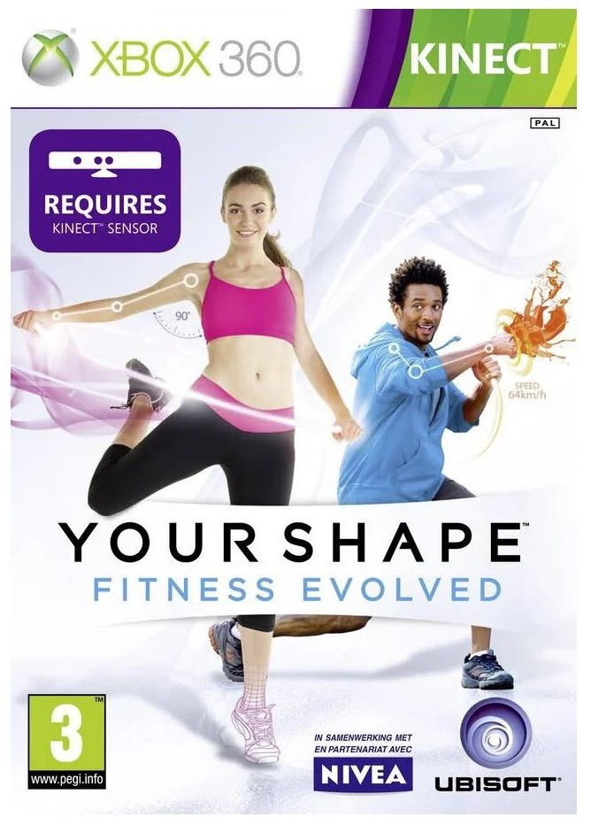 Игра Your Shape Fitness Evolved (XBox 360, Английская версия)