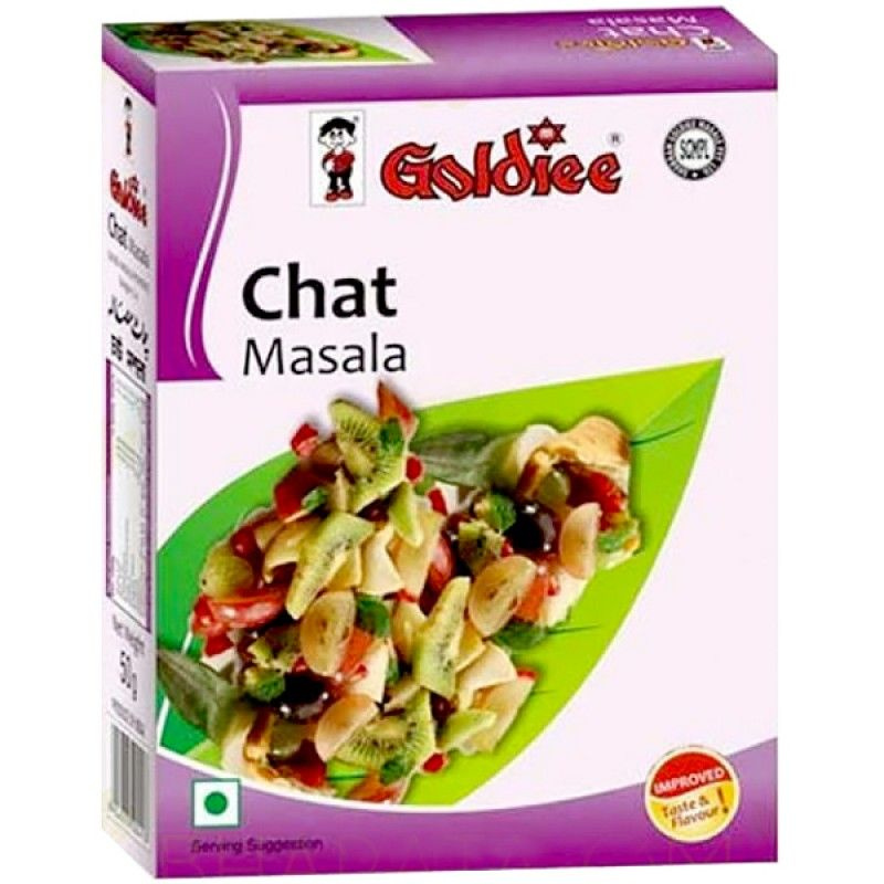 Смесь специя для салата Чат масала (Chat masala Goldiee), 100 грамм  #1