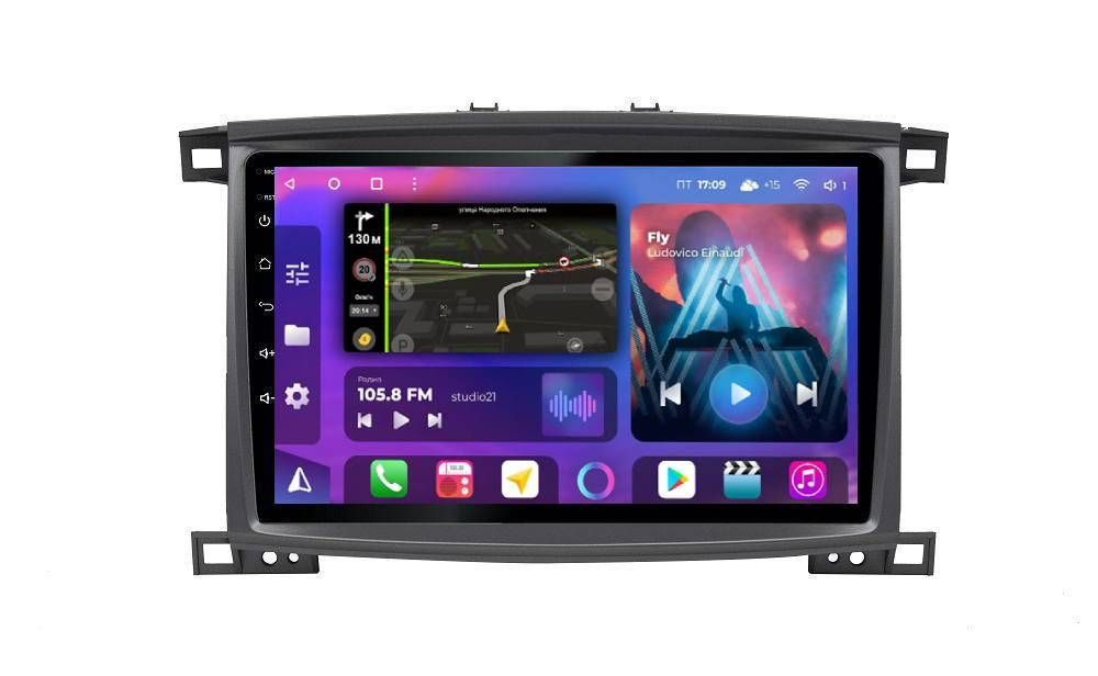 Магнитола FarCar для Toyota Land Cruiser 100 2002-2007 под климат-контроль на Android 12  #1