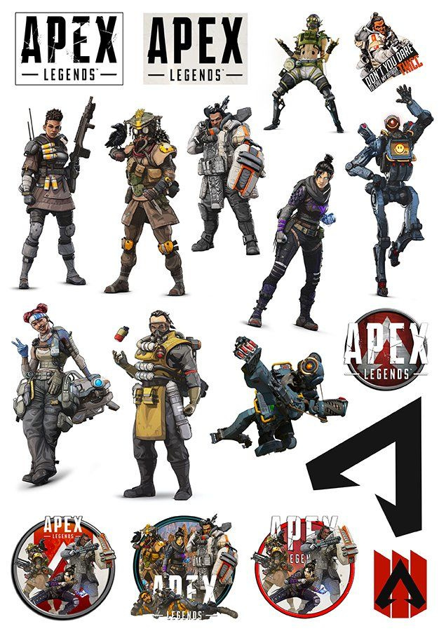 Наклейки Apex Legends #1