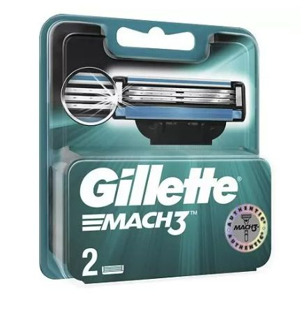 Gillette Сменные кассеты Mach3, 2 шт/ #1