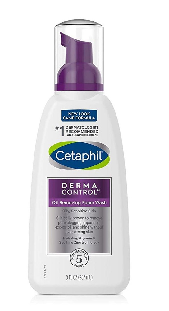 Cetaphil Dermacontrol Oil Removing Foam Wash матирующая пенка для умывания #1
