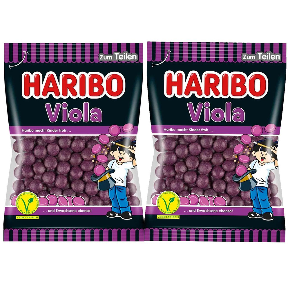 Жевательный мармелад Haribo Viola Vegan 2шт по 125гр/Конфеты Харибо Виола(Германия)  #1