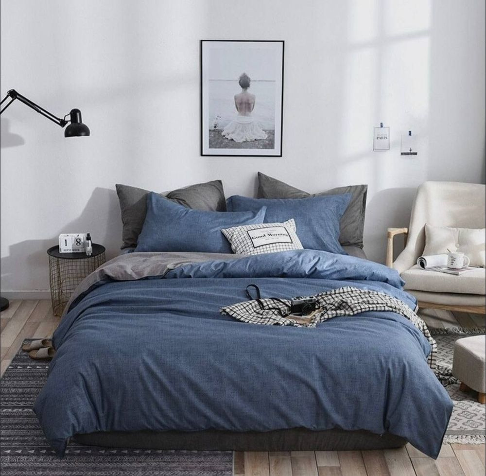 Комплект постельного белья Aimee 2 спальный с простыней на резинках по углам. Двуспальное. Простыня 180x220 #1