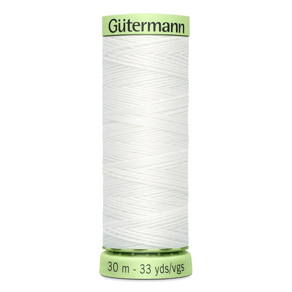 Нить Top Stitch 30 для отстрочки 30м 100% п/э Gutermann 800 (белый) #1