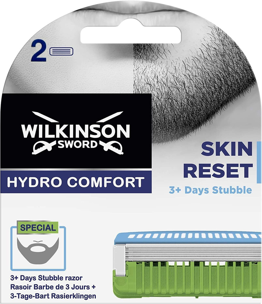 Wilkinson Sword Hydro 3 Comfort Skin Reset / Сменные кассеты для бритв HYDRO, 2 шт.  #1