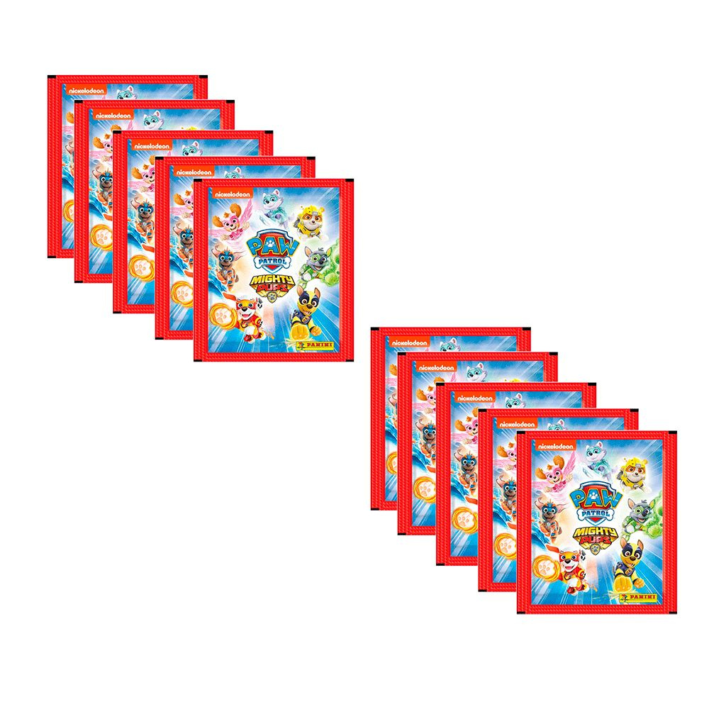 Panini / 10 пакетиков Paw Patrol 5 / 50 наклеек #1