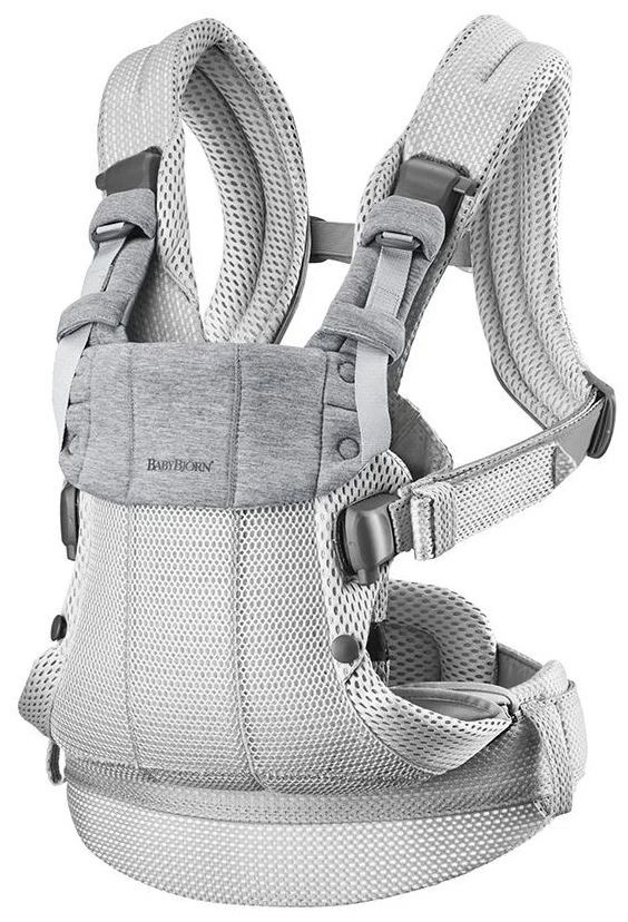 Рюкзак-переноска BabyBjorn Baby carriers One Air 3D Mesh, Серебро (0980.04) #1