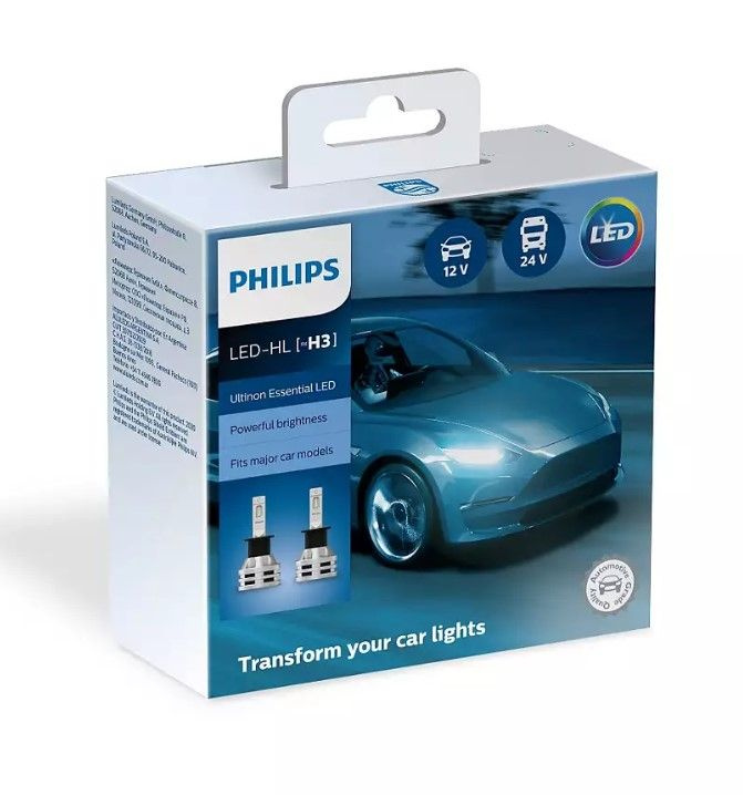 Philips Лампа автомобильная H3, 2 шт. арт. 11336UE2X2 #1
