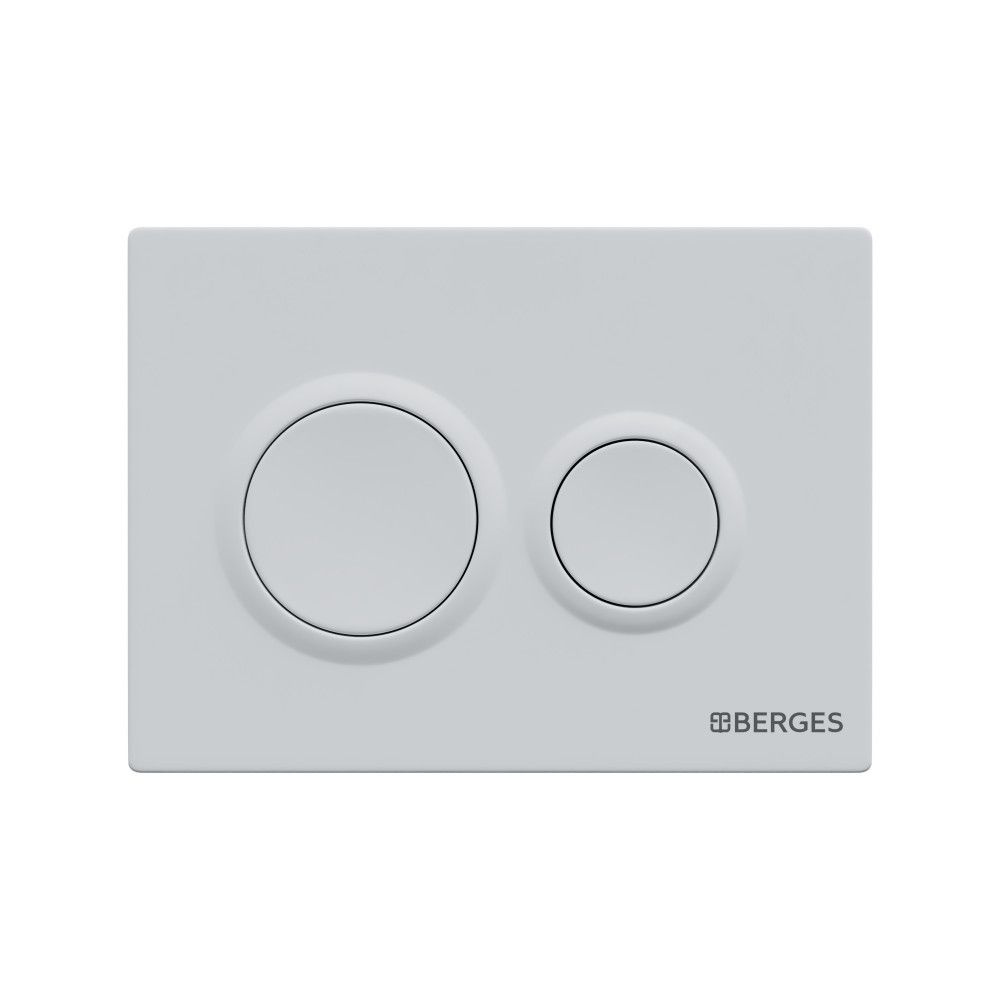 Кнопка слива смыва для инсталляции для унитаза для туалета NOVUM O4 Soft Touch белая, арт. 040064  #1