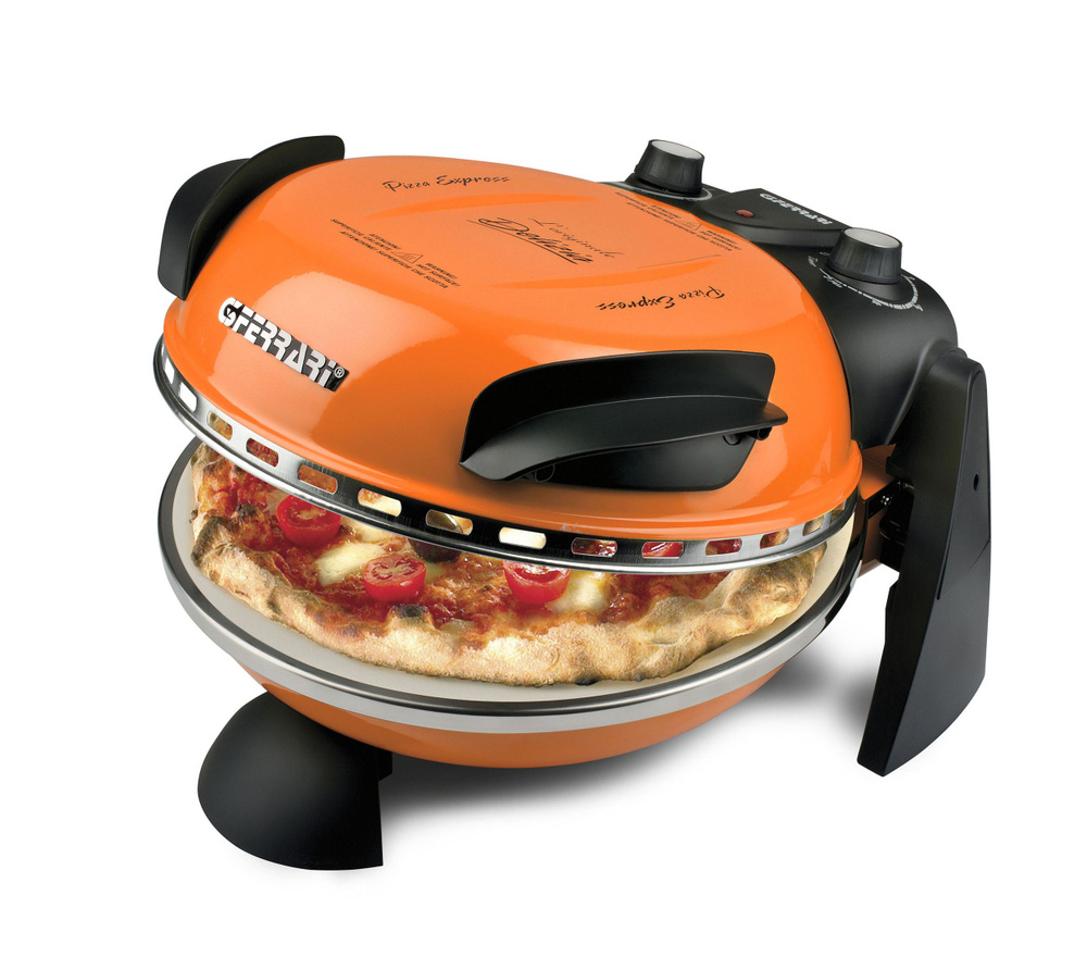 Пицца-мейкер - мини печь для выпечки пиццы G3 Ferrari Delizia G10006 Orange, оранжевая  #1