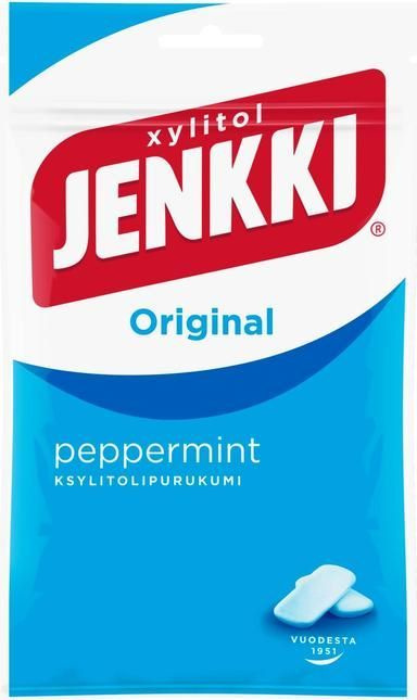 Жевательная резинка Jenkki Original Peppermint с ксилитом 100 г (из Финляндии)  #1