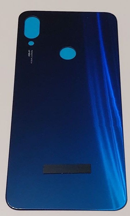 Задняя крышка для Xiaomi Redmi Note 7 синяя (Neptune Blue) #1