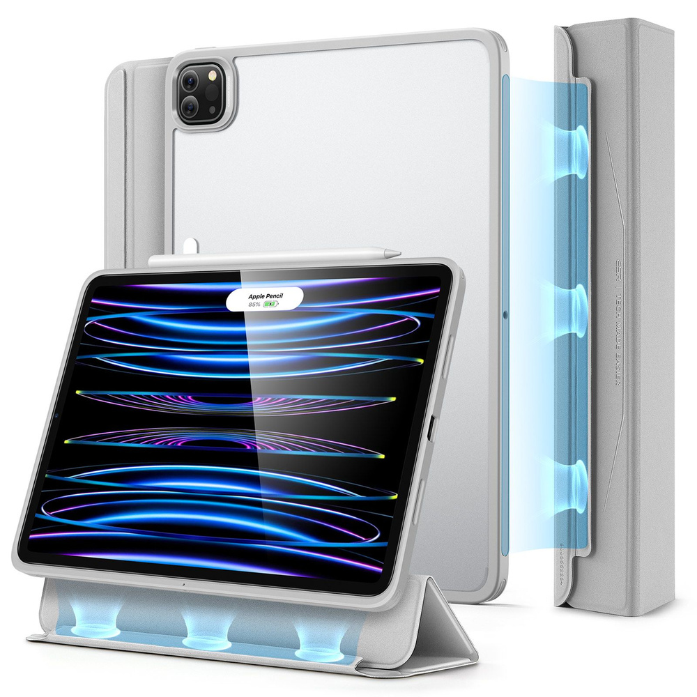 Чехол книжка ESR Ascend Hybrid Case для iPad Pro 12.9 (2022/2021) - Grey, серый #1