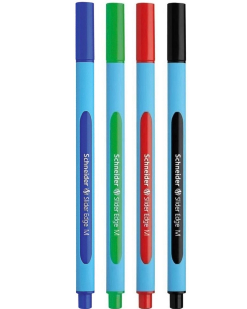 Schneider Ручка Шариковая, толщина линии: 1.0 мм, цвет: Синий, Красный, 4 шт.  #1