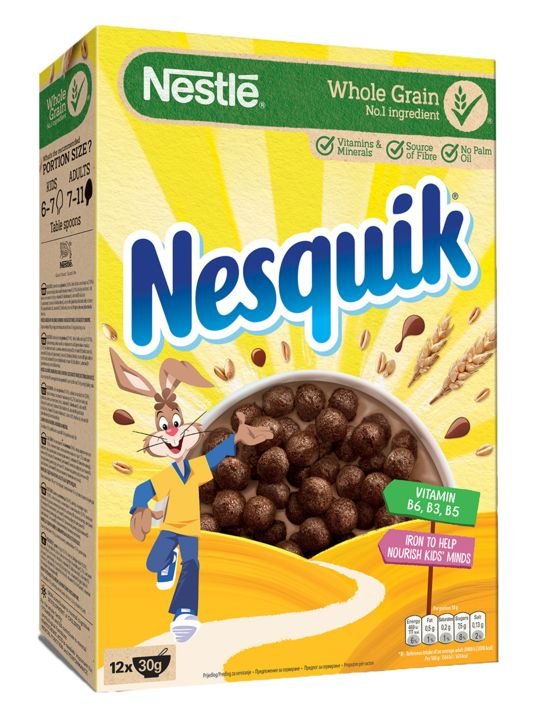 Сухой завтрак Nesquik Шоколадные шарики 330 гр. #1