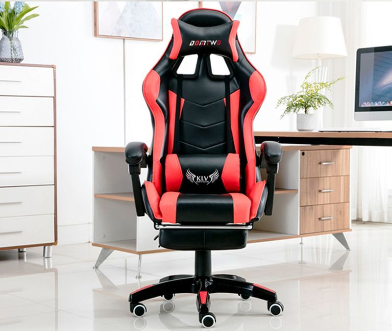 DOMTWO Игровое компьютерное кресло, красный #1