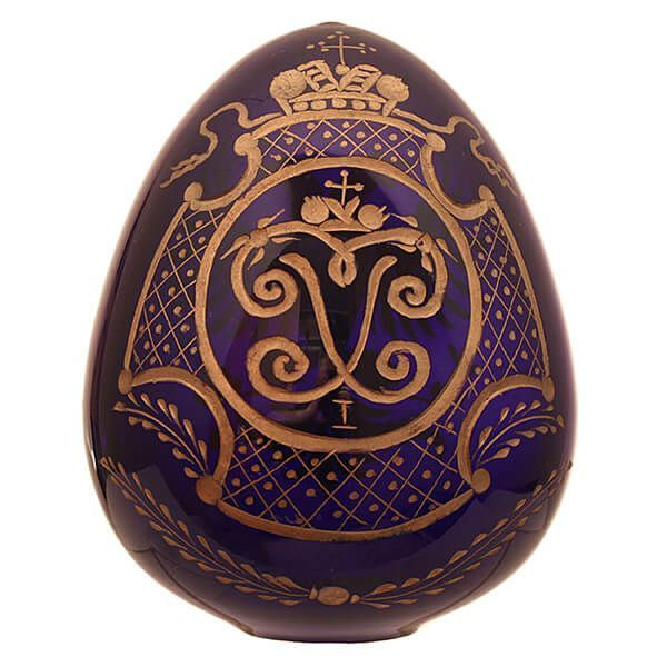Пасхальное яйцо авторское Пётр Великий 9 см #1