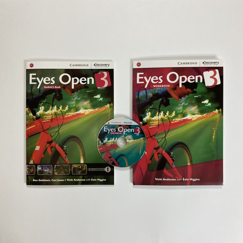 Eyes Open 3, Students Book + Workbook + CD (учебник, раб.тетрадь и диск )