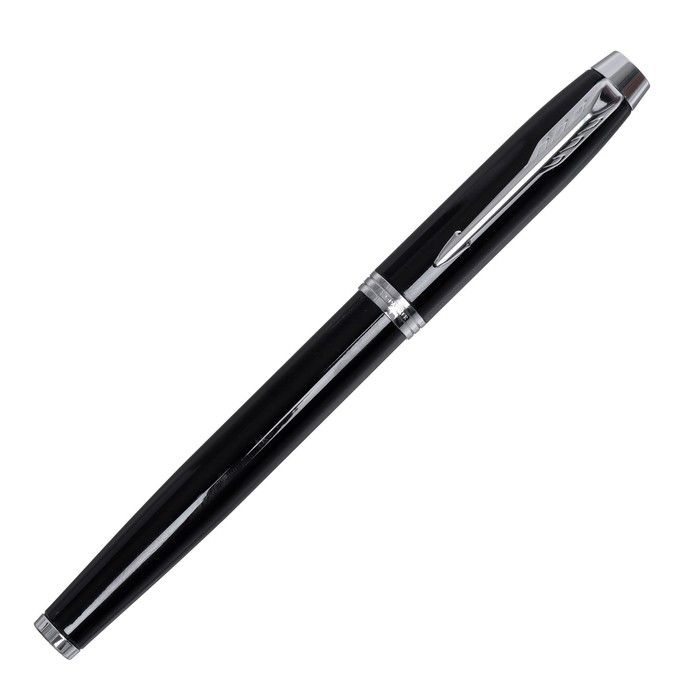 Ручка перьевая Parker IM Core F321 Black CT F, корпус из нержавеющей стали, В ПОДАРОЧНОМ ПАКЕТЕ  #1