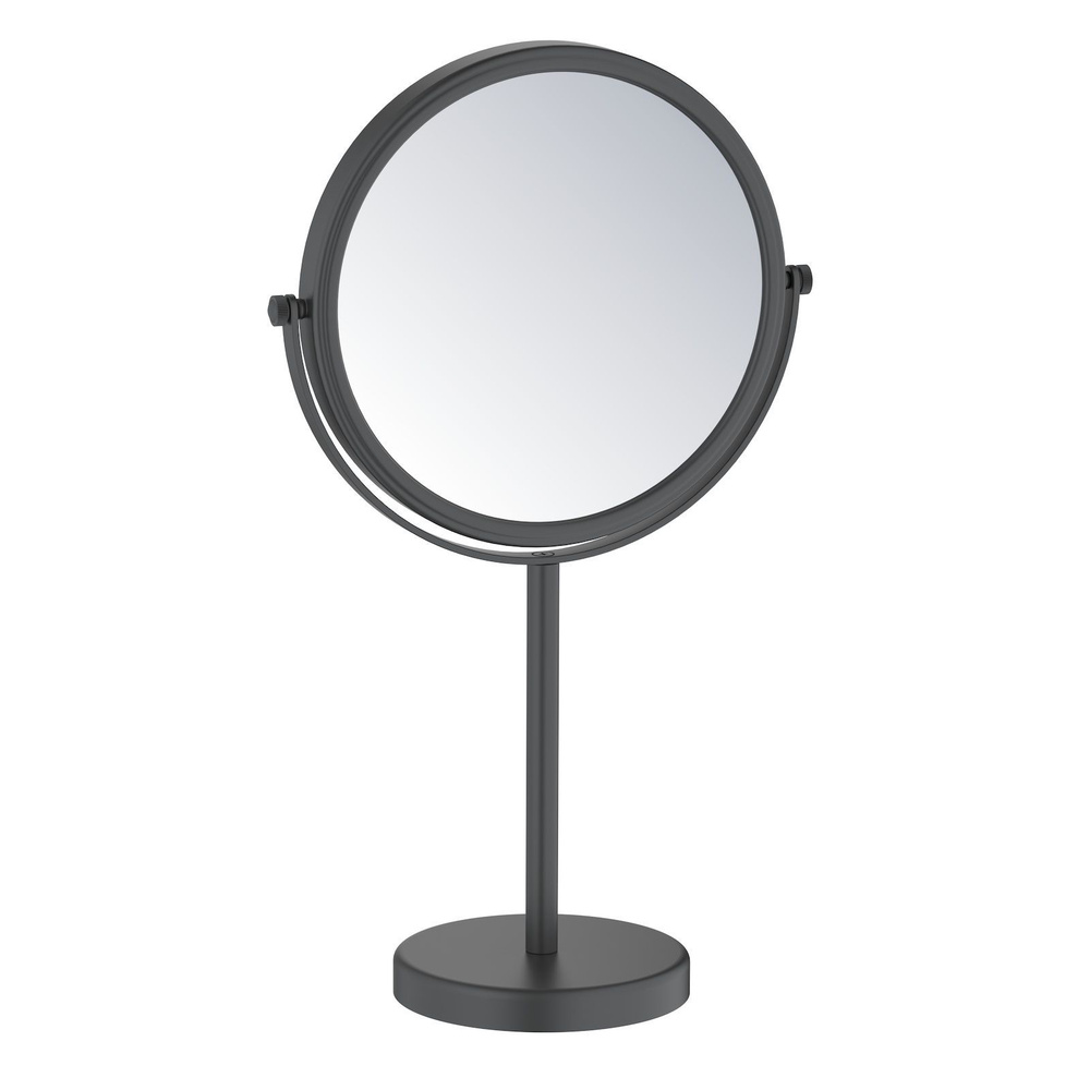 Зеркало косметическое двустороннее с 5-кратным увеличением настольное Timo Saona 13274/03 черный  #1