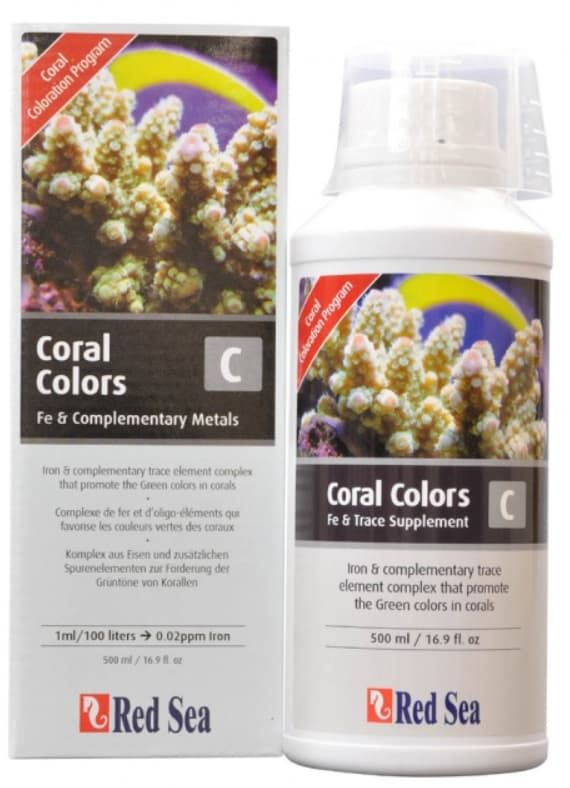 Добавка для усиления зелёной и жёлтой пигментации кораллов Red Sea Coral Colors С, 500 мл  #1