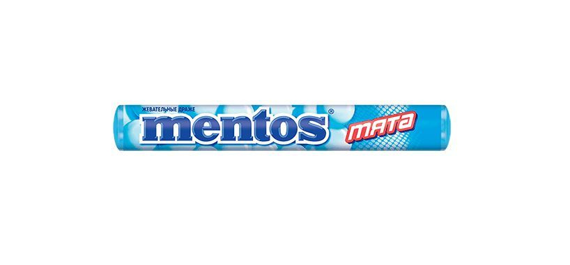 Жевательное драже Mentos Мята 14 шт, комплект: 2 упаковки по 37 г  #1