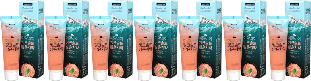 Зубная паста Perioe Himalaya Pink Salt Ice Calming Mint, комплект: 7 упаковок по 100 г  #1