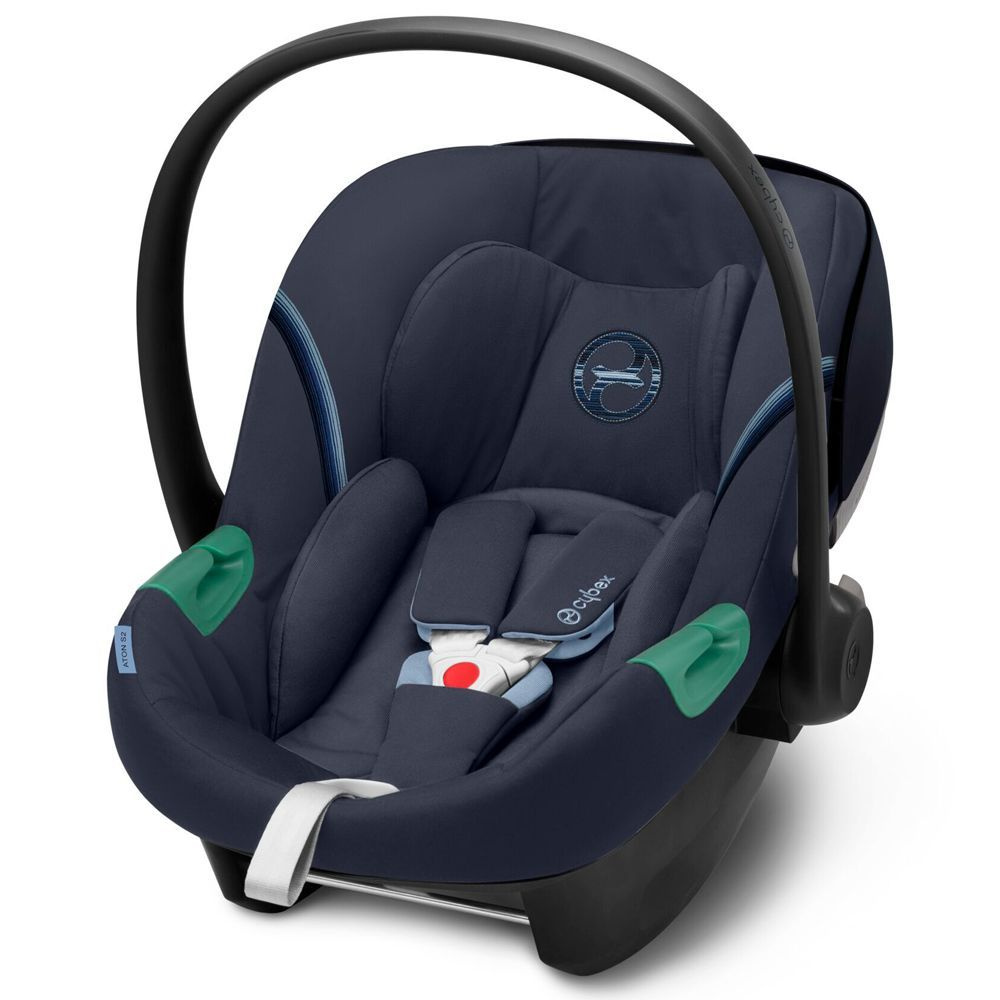 Детское автокресло Cybex Aton S2 i-Size Ocean Blue темно-синий, группа 0+, с рождения до 15 мес  #1