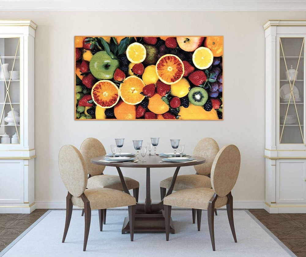 Ковер на стену, ковер-картина (фрукты), размер 1.0 х 2.0 м, Витебские ковры  #1