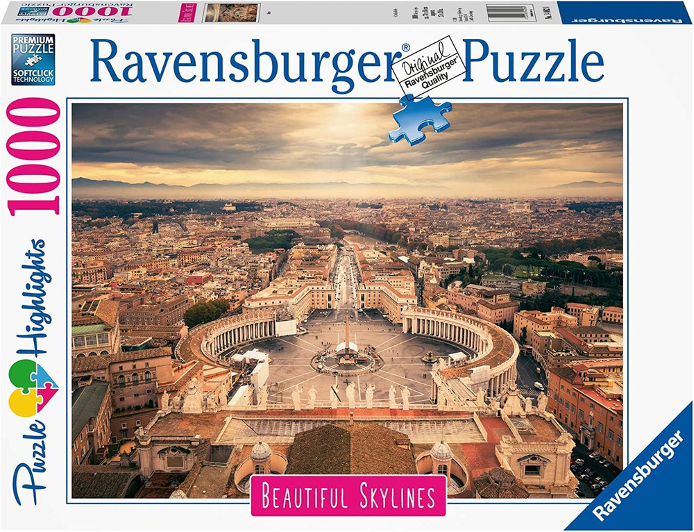 Пазл Ravensburger 1000 деталей, элементов: Красивые горизонты, Рим  #1