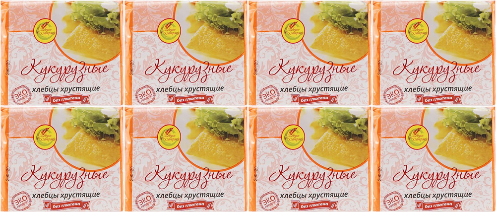 Хлебцы кукурузные хрустящие Шугарофф, комплект: 8 упаковок по 60 г  #1