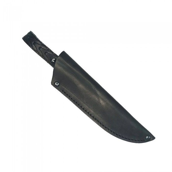 Кожаные ножны погружные для ножа с длиной клинка 13 см (черные)  #1