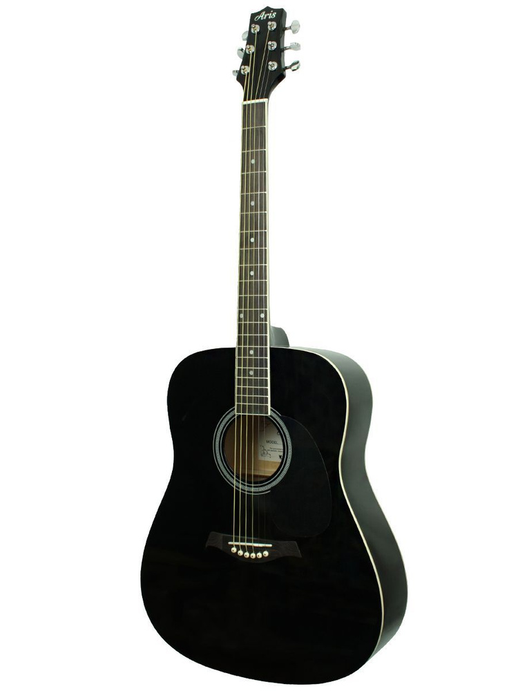 Aris Акустическая гитара Гитара акустическая DL-41_чёрный 6-струнная, корпус Липа 4/4  #1