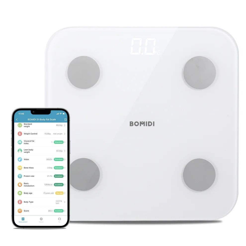 Напольные весы BOMIDI S1 Smart Digital Weight Scale #1