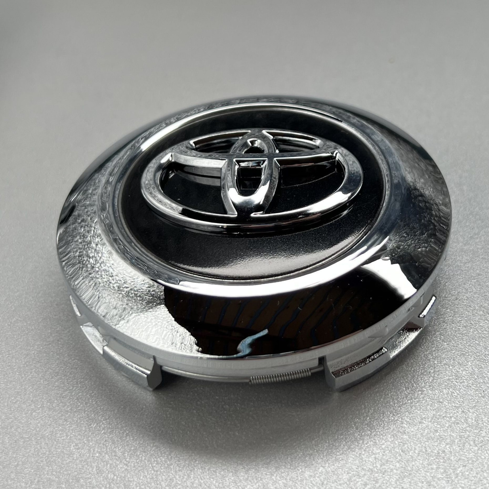 Колпачки заглушки на литые диски c логотипом Тойота Land Cruiser 200 TW001 - 93/89/17, 1 шт  #1